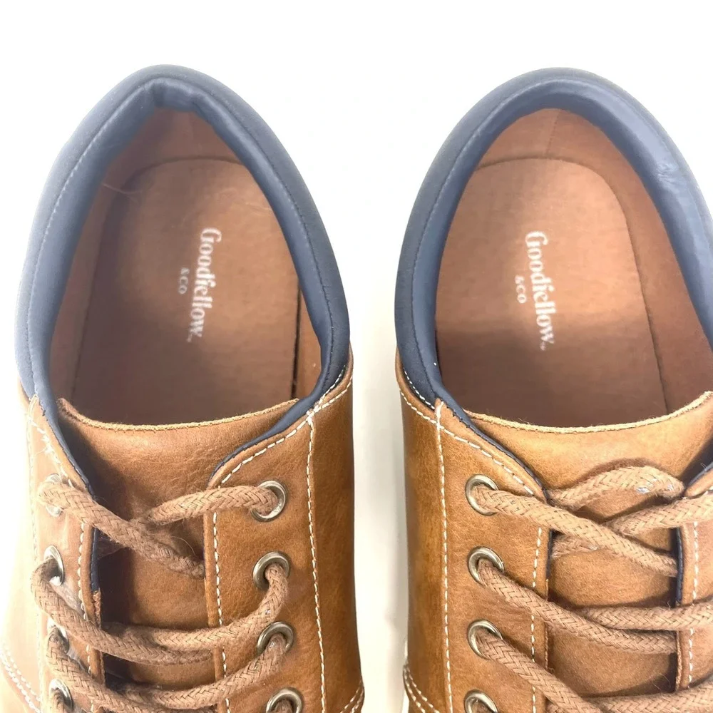 Goodfellow & Co Men's‎ Classic Brown Jack Apparel Lace-Up Sneakers Sz. 9.5 M